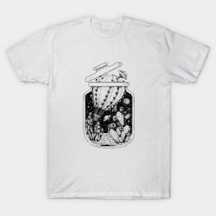 cactus air balloon jar T-Shirt